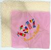 Embroidered handkerchief: '1917, Souvenir de Belgique'
