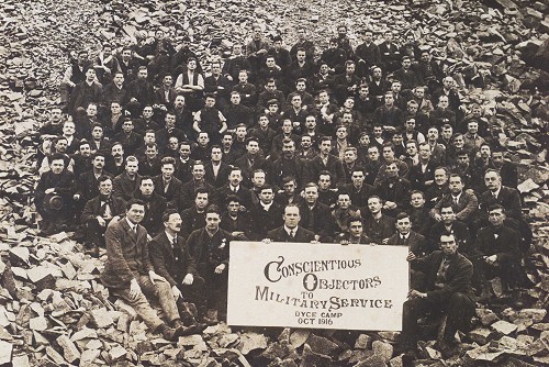 Conscientious Objectors in work camp