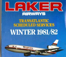 Laker Airways' Winter brochure, 1981. © West Sussex Record Office.